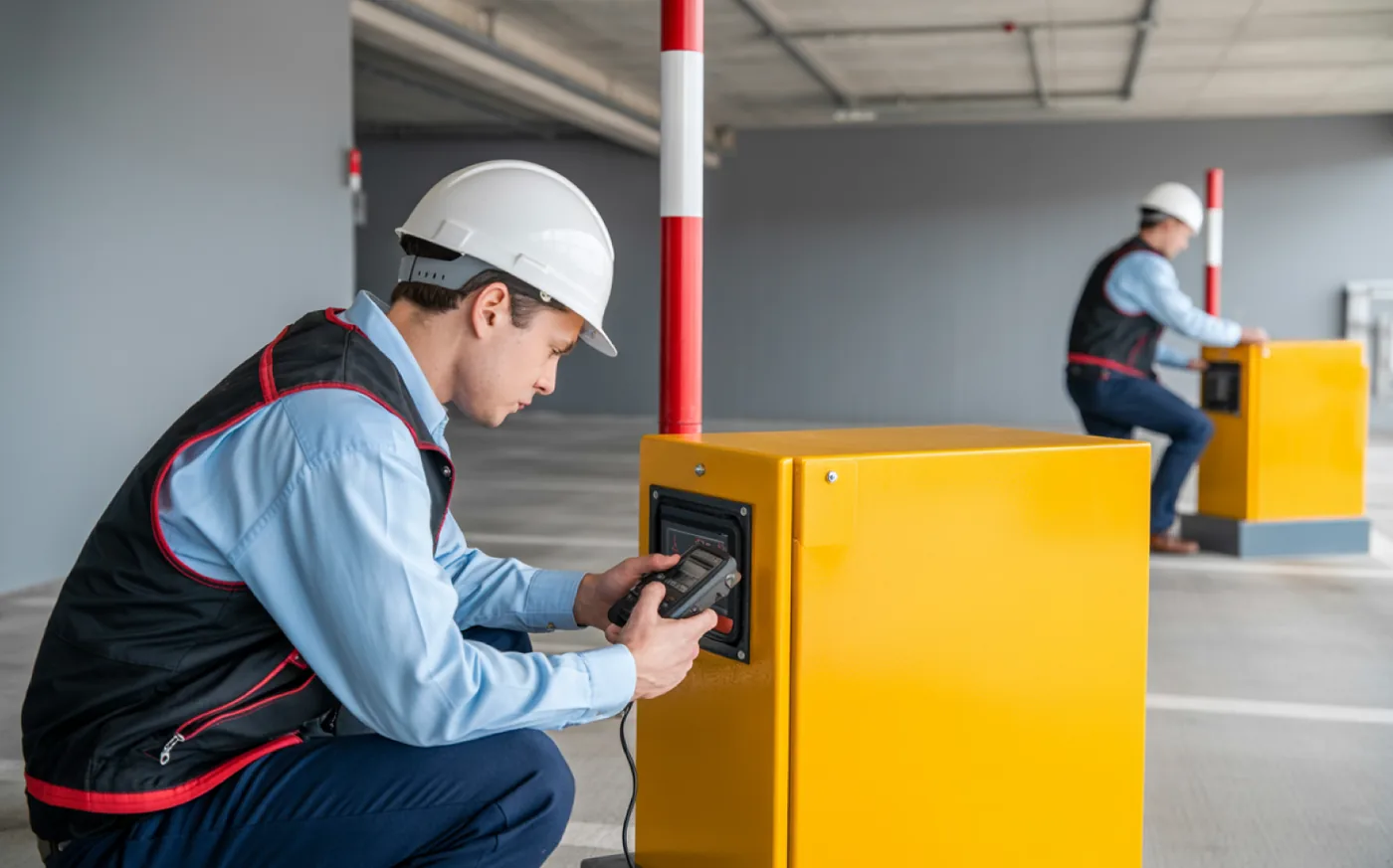 Barrera vehicular y control de acceso en instalación industrial de PIS Power Industrial Solutions